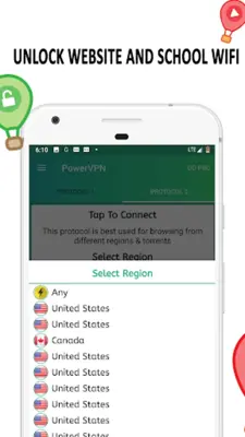 Power VPN android App screenshot 4