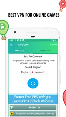 Power VPN android App screenshot 6