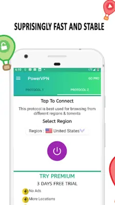 Power VPN android App screenshot 8